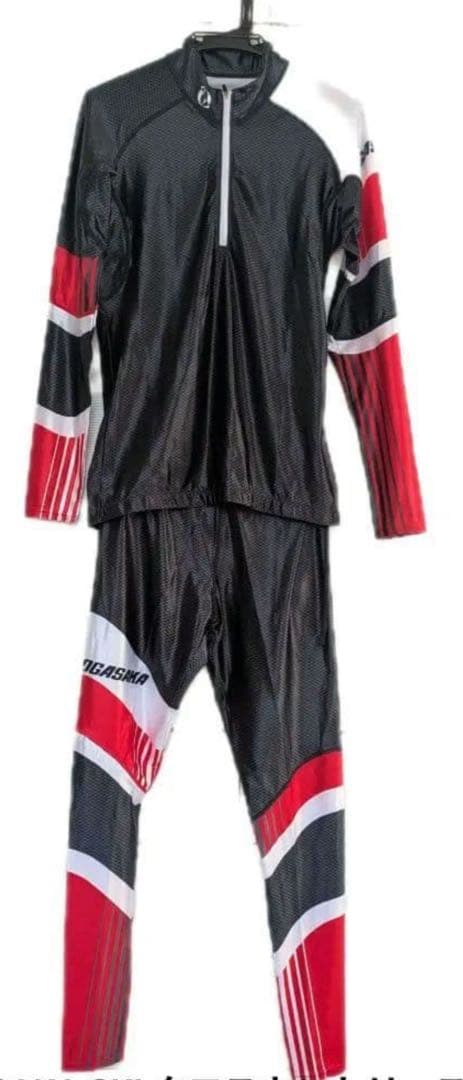 オガサカ クロスカントリースキー ツーピース Lサイズ 上下セット オマケ付