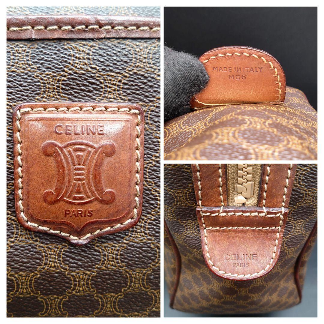 CELINE M06 ミニボストンバッグ マカダム ハンドバック セリーヌ