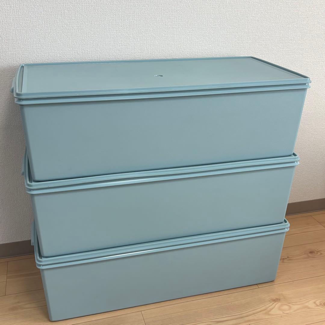 3個セット　タッパーウェア　衣装ケース　②