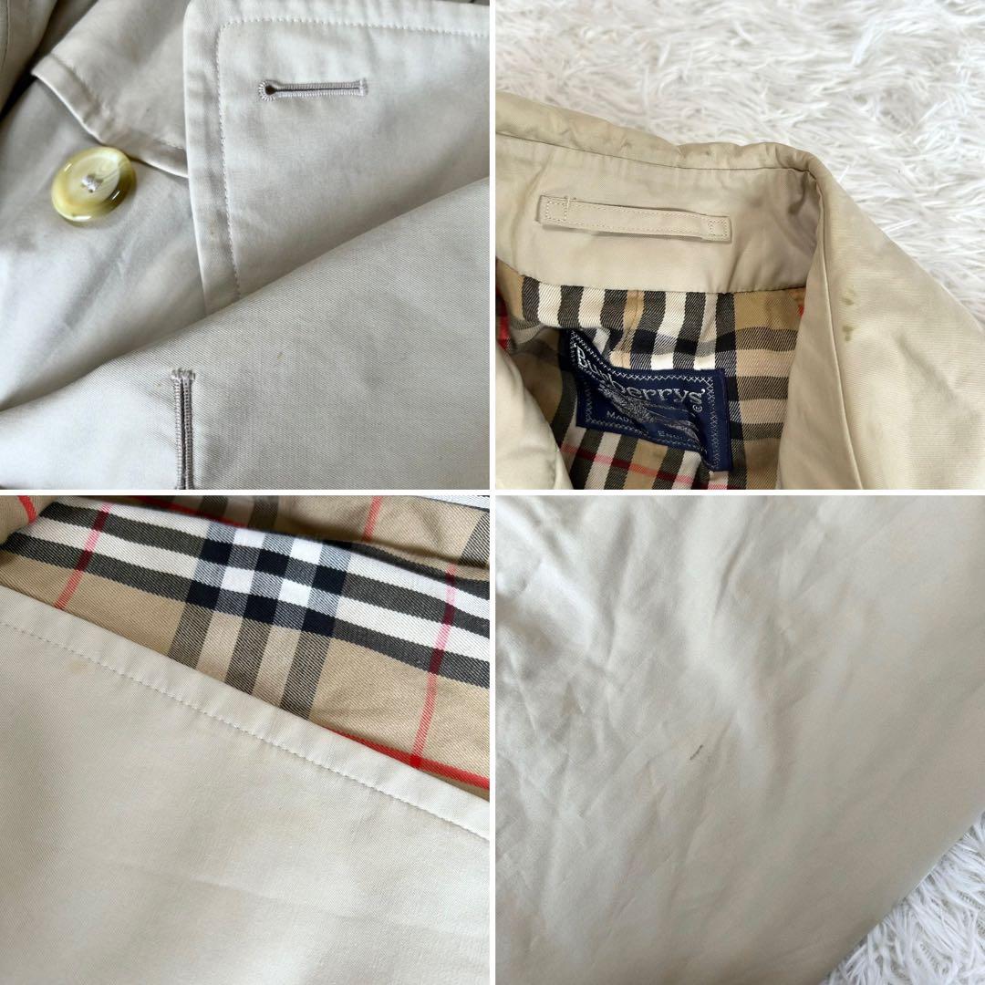 バーバリー　トレンチコート　ノバチェック ロング丈　ベルト完備　ベージュ　L