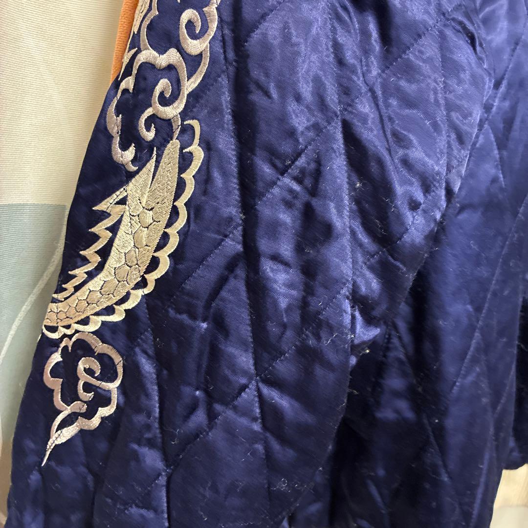 ヒューストン レーヨンスーベニアジャケット ホーク XL アラスカジャン