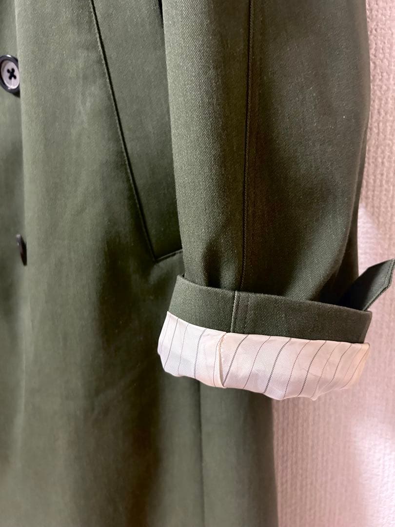 【美品】UNITED TOKYO トレンチコート(日本製) サイズ3 カーキ