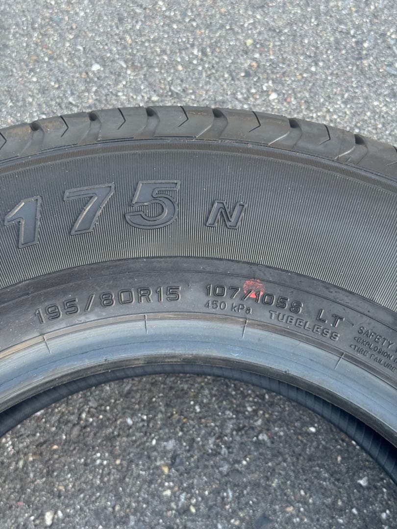 DUNLOP SP 175 15インチタイヤ 4本セット