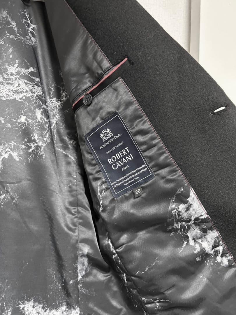 ROBERT CAVANI　ロベルトカバーニ　100％カシミヤ　コート　50