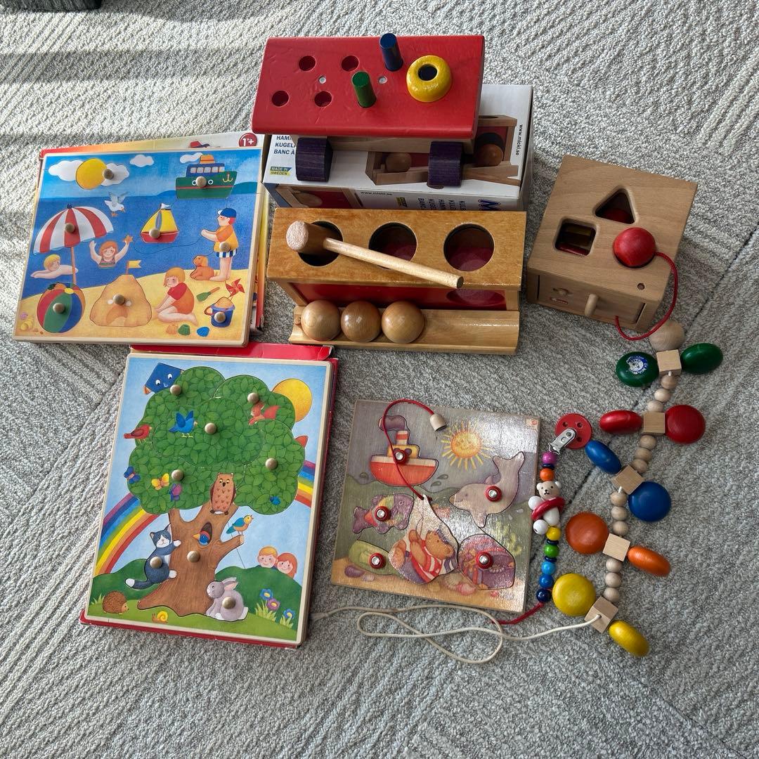 木のおもちゃセット　セレクタ社　ミッキィ社　など