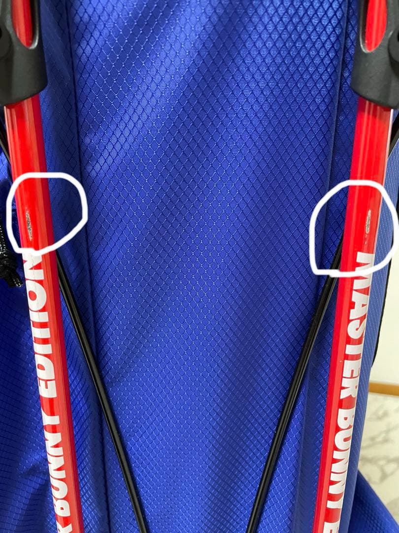 MASTER BUNNY EDITION 軽量　スタンド付き　キャディーバッグ