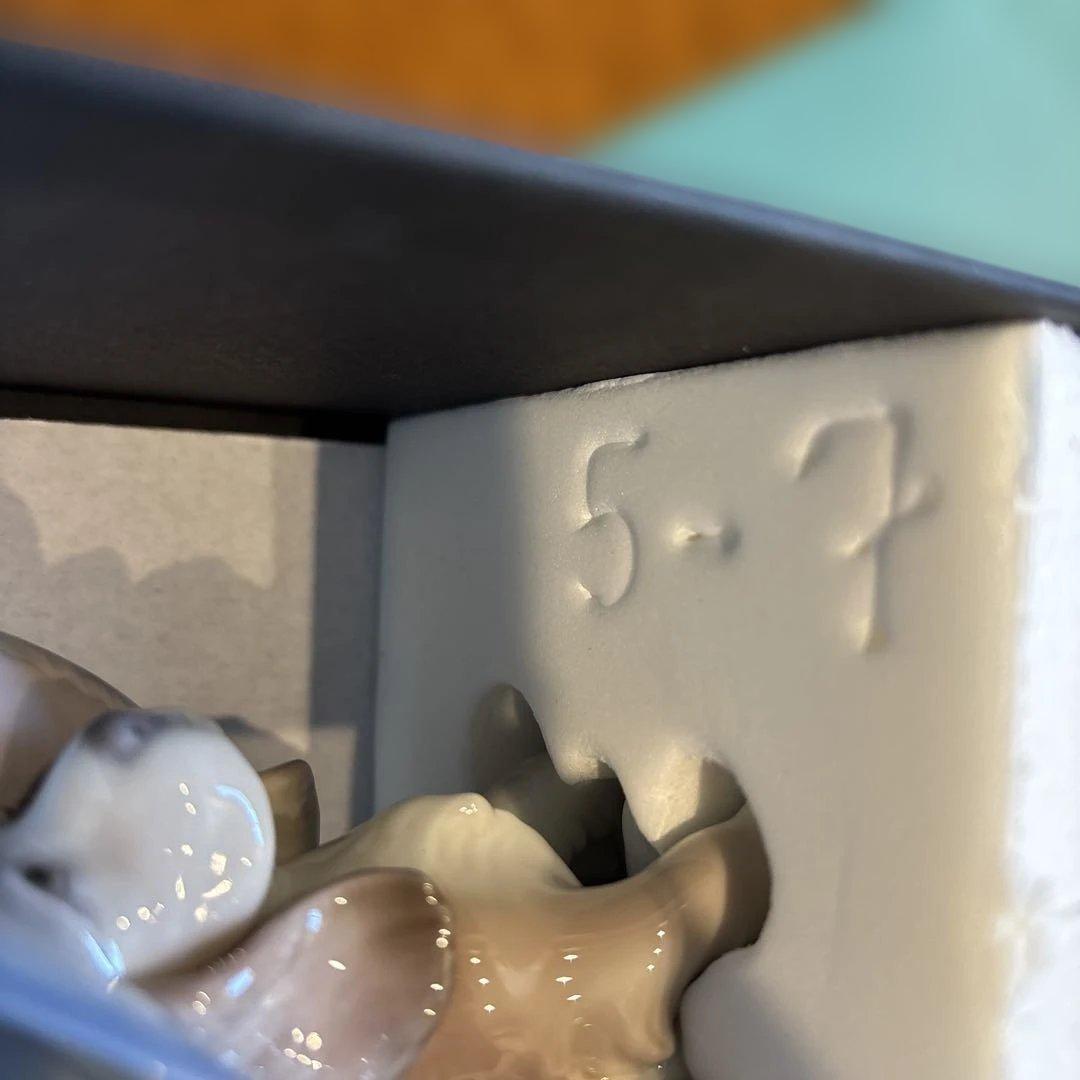 【箱・緩衝材あり・未使用】LLADRO リヤドロ おめかししようね