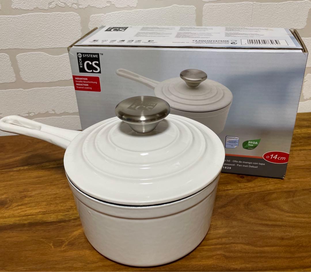 蓋付きホーロー鍋 CS-KOCH SYSTEME 14㎝