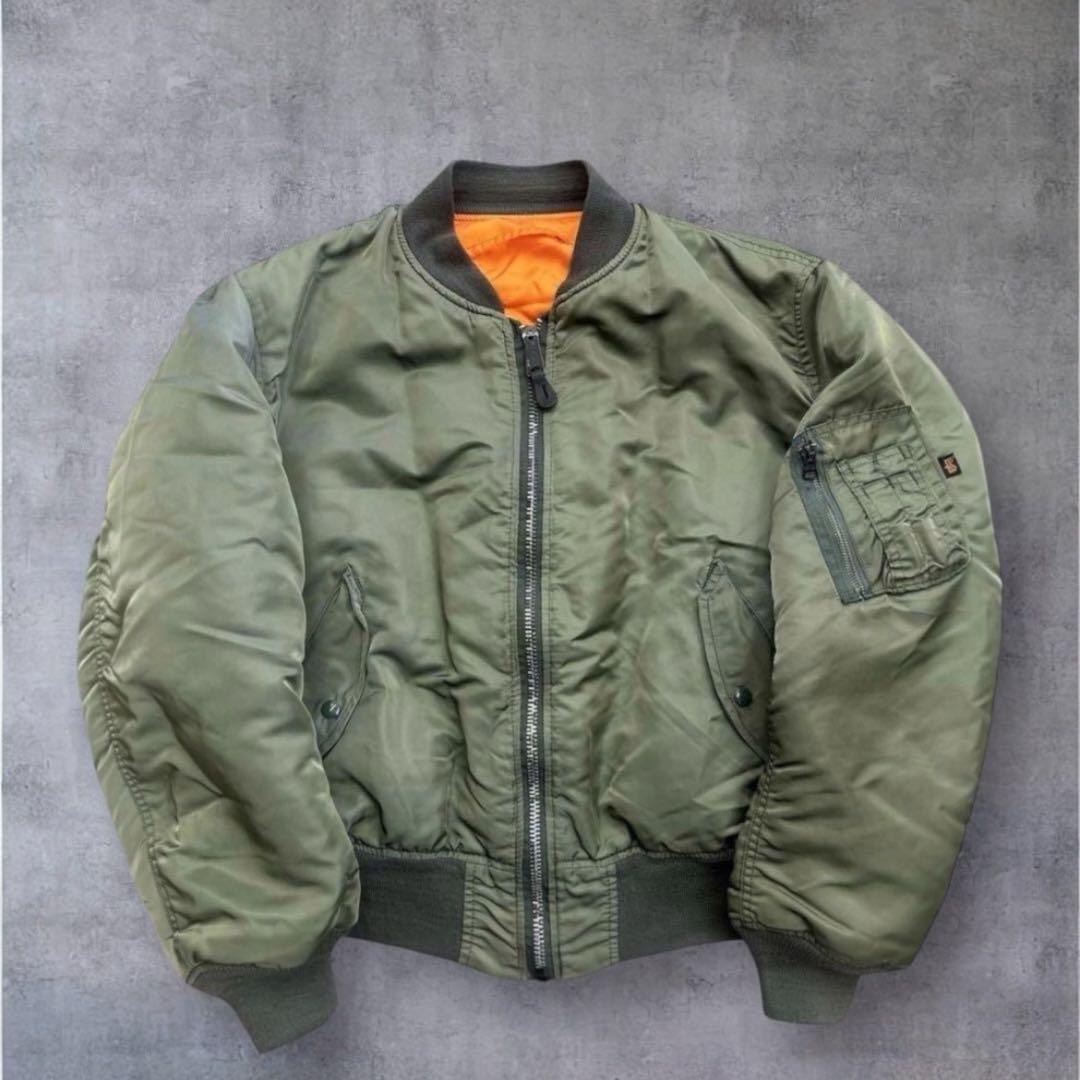 USA製 90s Alpha ma-1 bomber jacket