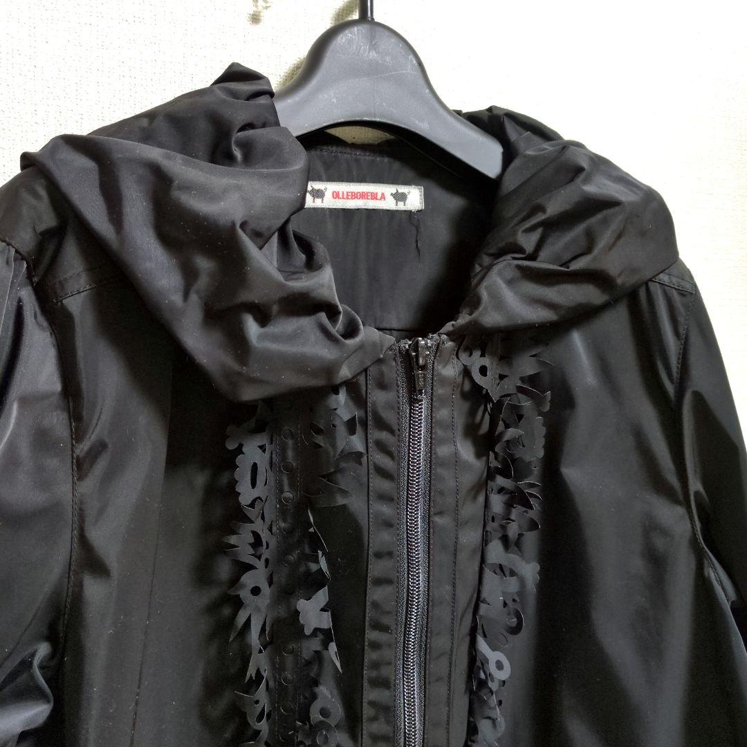 専用　最終値下げ！アルベロベロ♥️ぶたさんのポケットが可愛い!黒ロングコート