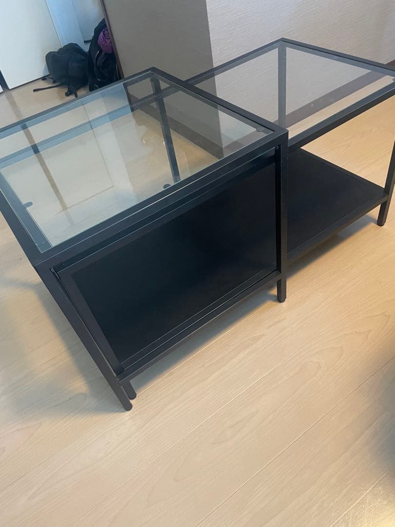 イケア　VITTSJÖ ヴィットショー　ネストテーブル