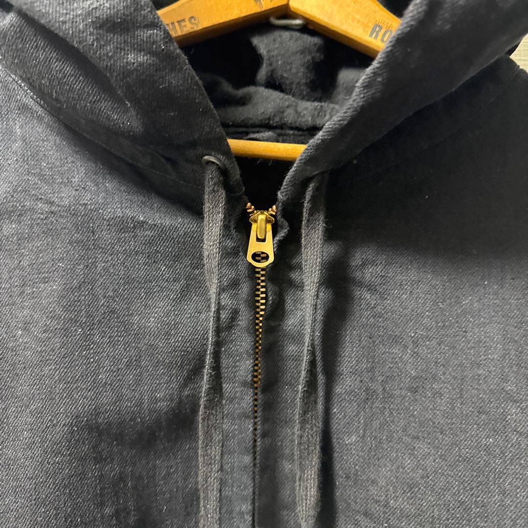 25AW COMOLI ブラックデニムジップパーカ 3