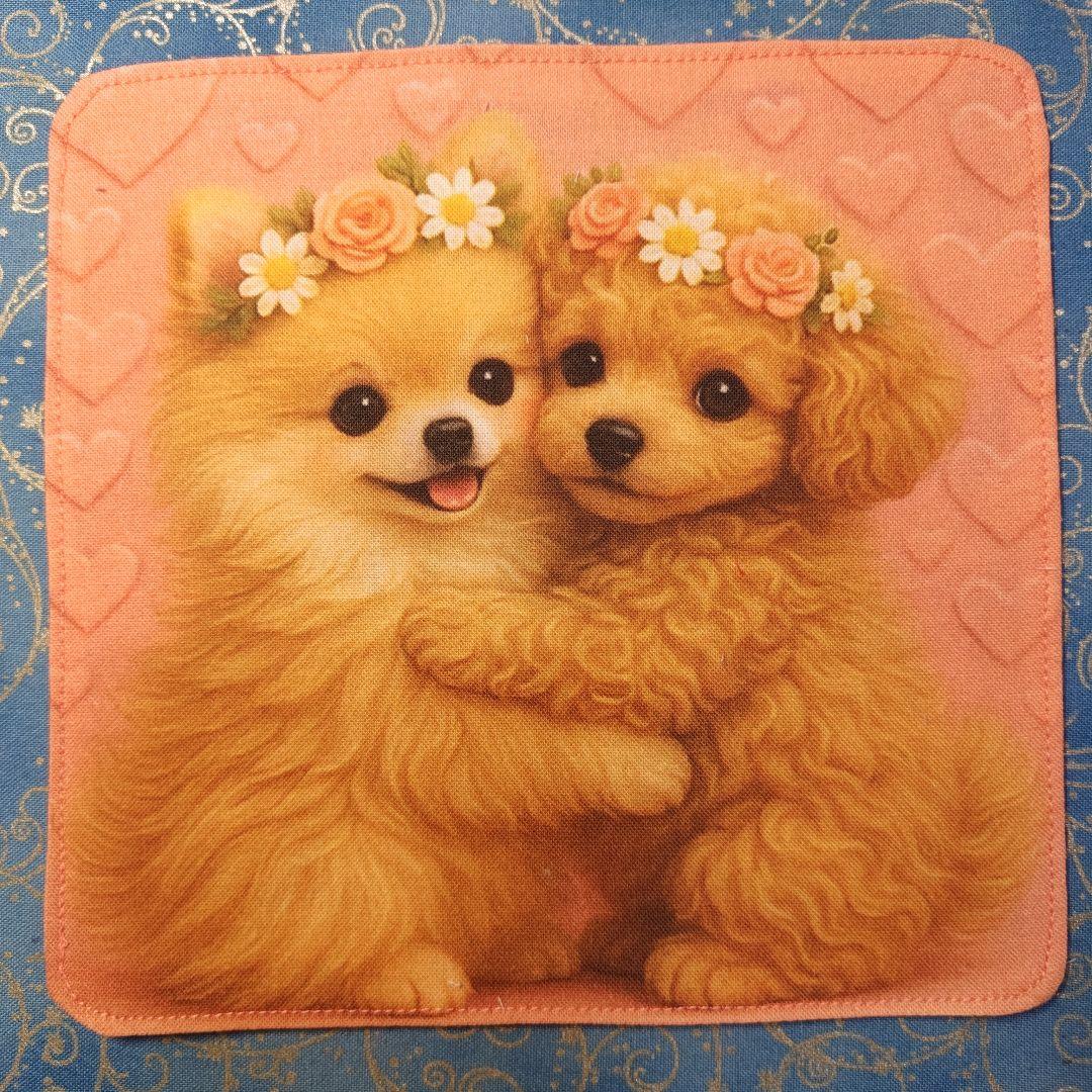 マーブル☆　ハンカチ　ワンにゃん柄　21枚