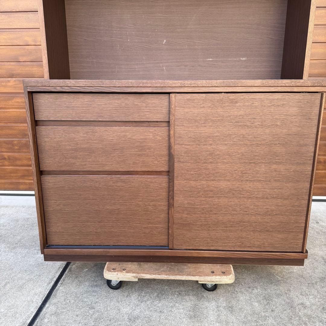 美品 カリモク ET4415 キッチンボード ウォールナット 購入価格38万