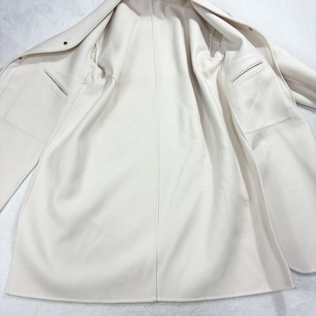 d*d様 最終価格✨極美品✨ドゥロワー リバーシブル ウール×シルク ベルト コ