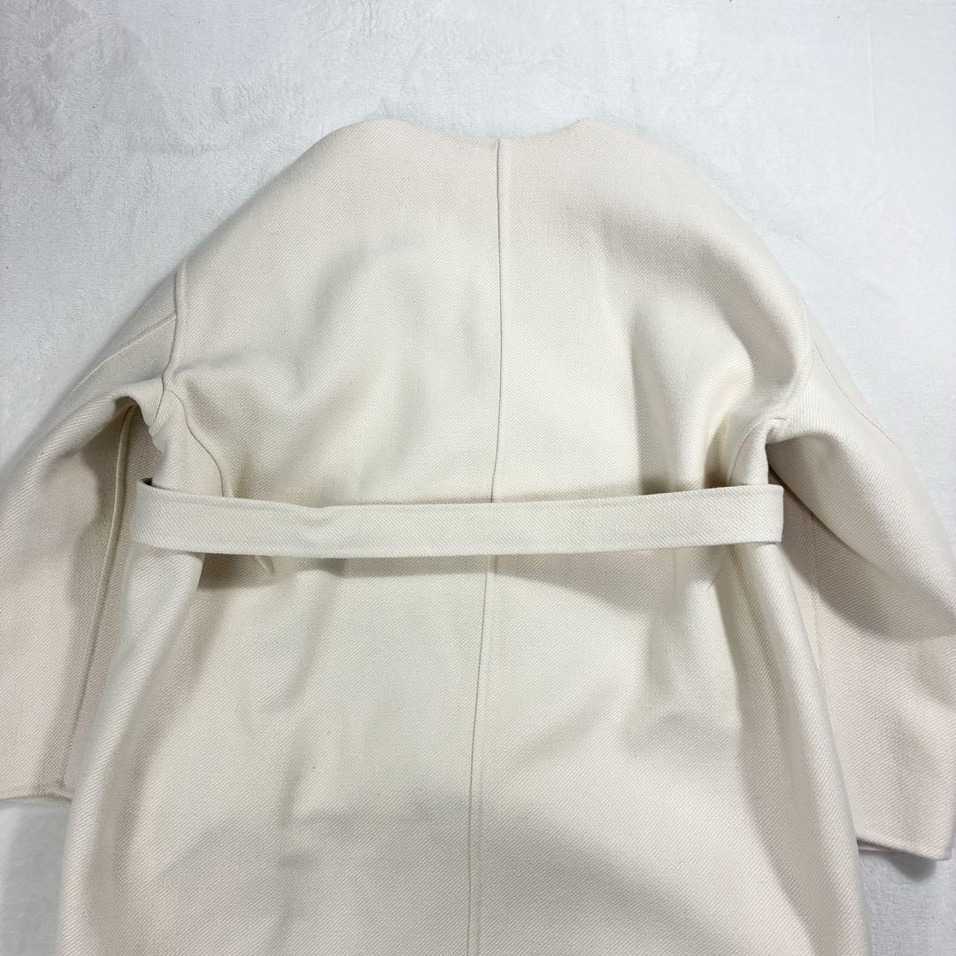 d*d様 最終価格✨極美品✨ドゥロワー リバーシブル ウール×シルク ベルト コ