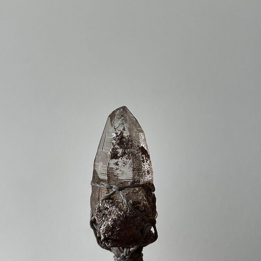 ヒマラヤ水晶 ガネッシュヒマール ＊ マクラメペンダント ネックレス 60