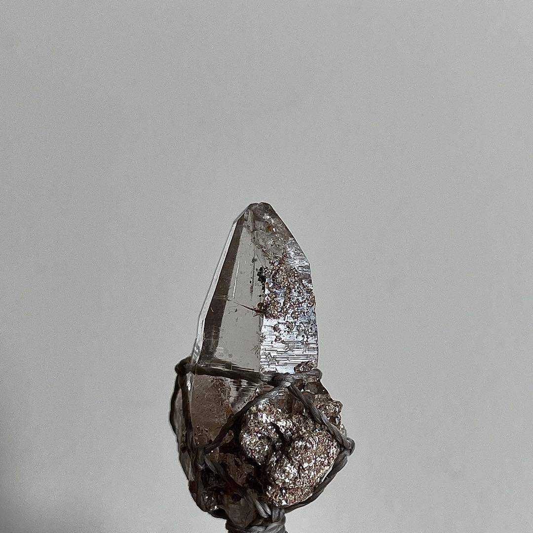 ヒマラヤ水晶 ガネッシュヒマール ＊ マクラメペンダント ネックレス 60