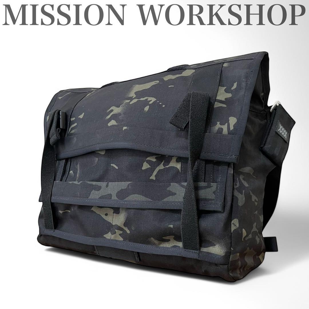 極美品　ミッションワークショップ　ショルダーバッグ　カモフラ　メッセンジャーA4
