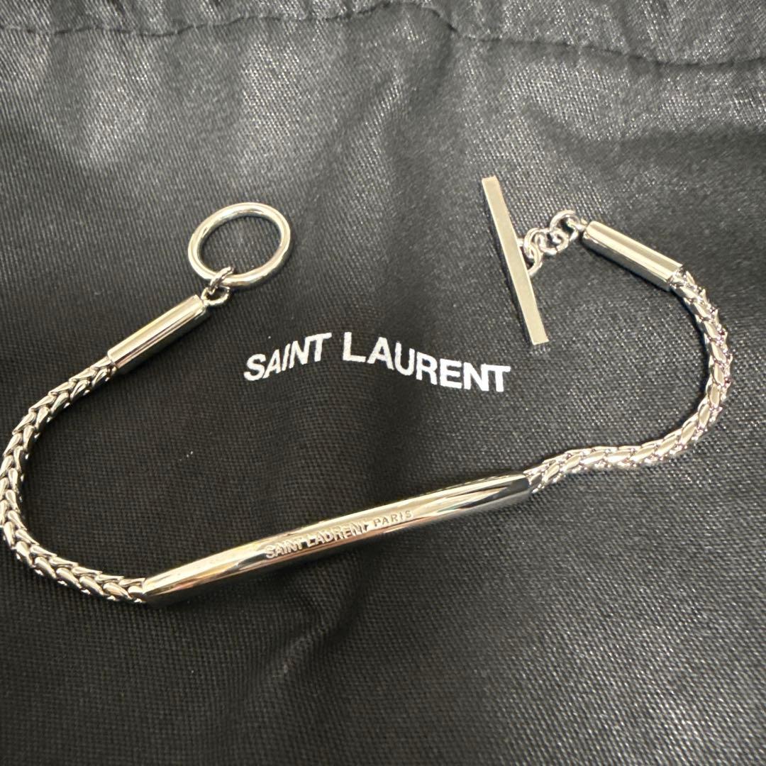 SAINT LAURENT シルバーブレスレット