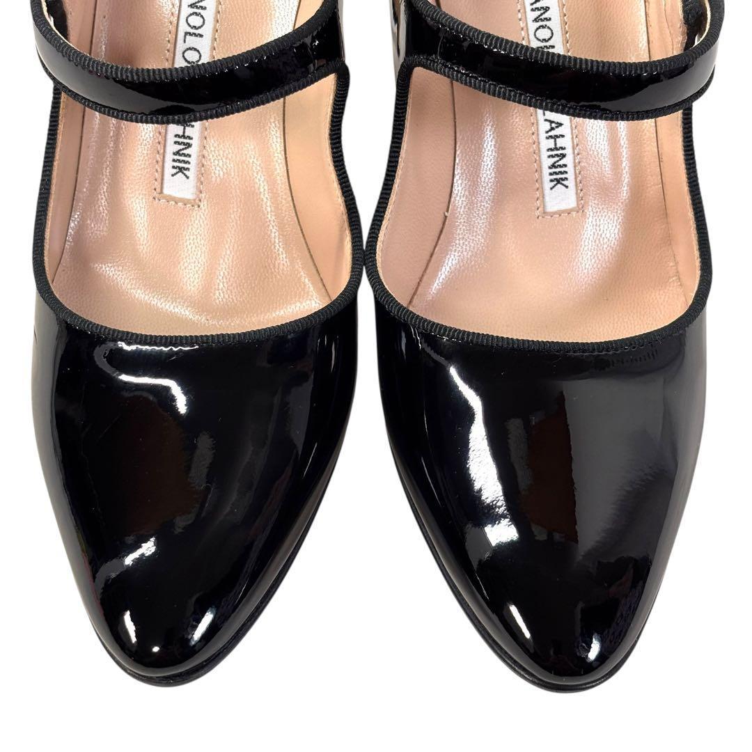 マノロブラニク 35 1/2 22.5 メリージェーン パンプス ブラック