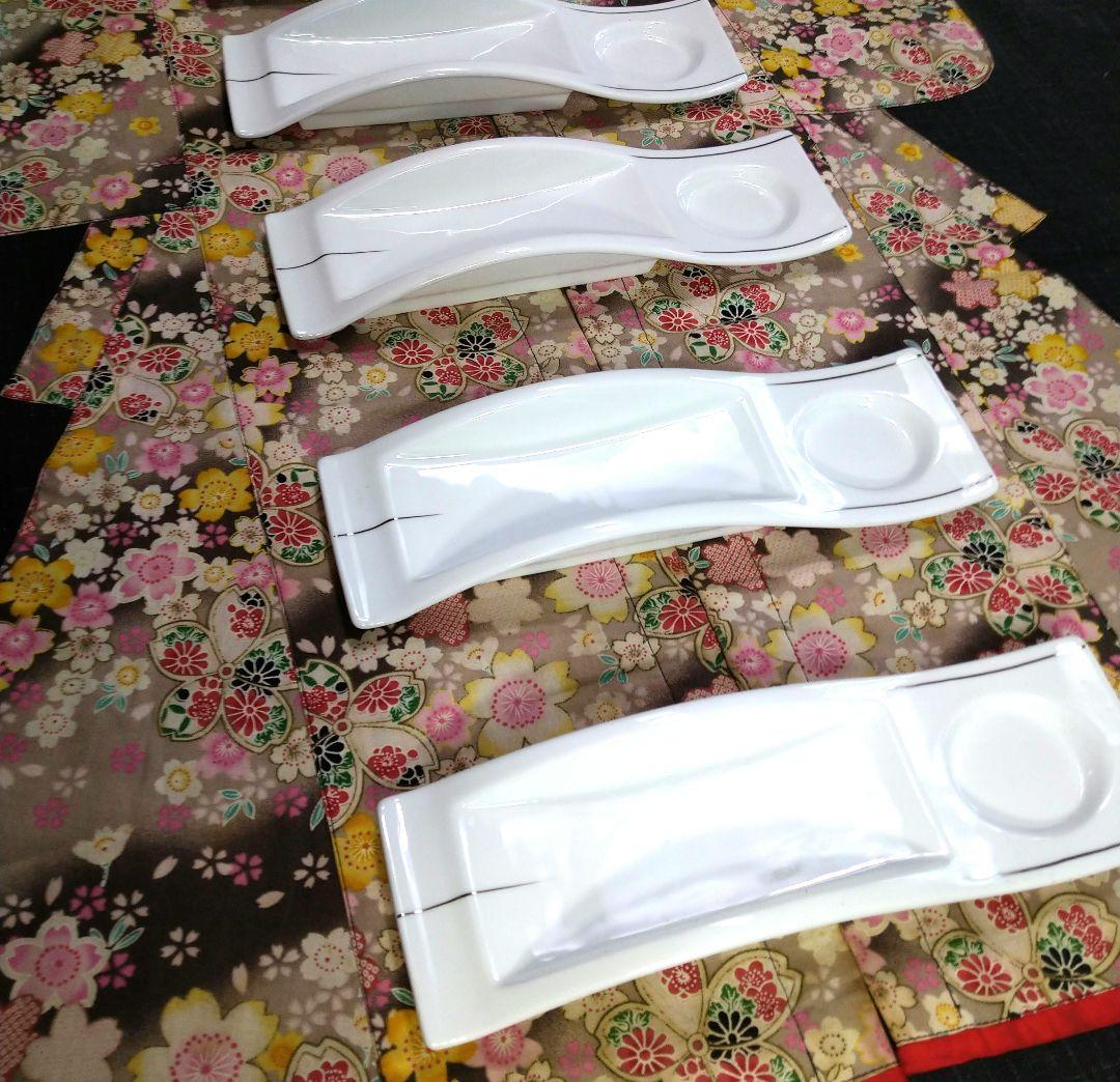 ■♣多種多様対応⬛素敵な２ステージウェーブ・美濃焼・強化【 祥泉作】４組