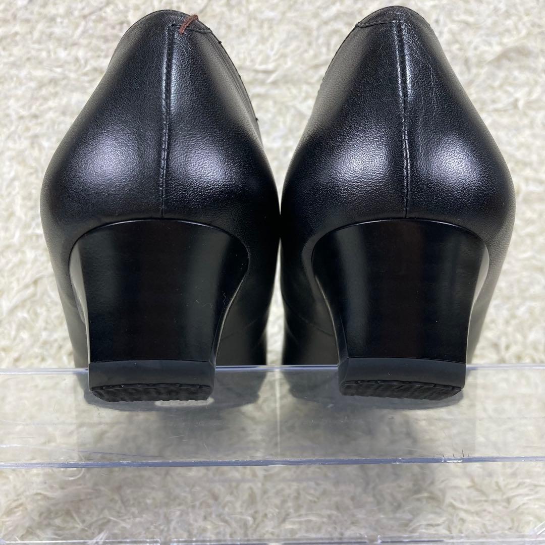 『未使用、タグ付き』サクセスウォーク パンプス ブラック スクエアトゥ 冠婚葬祭
