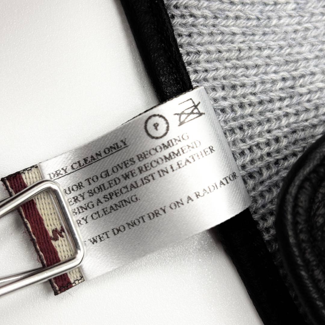 未使用品 デンツ ディアスキン カシミヤライニング グローブ 8 1/2 黒