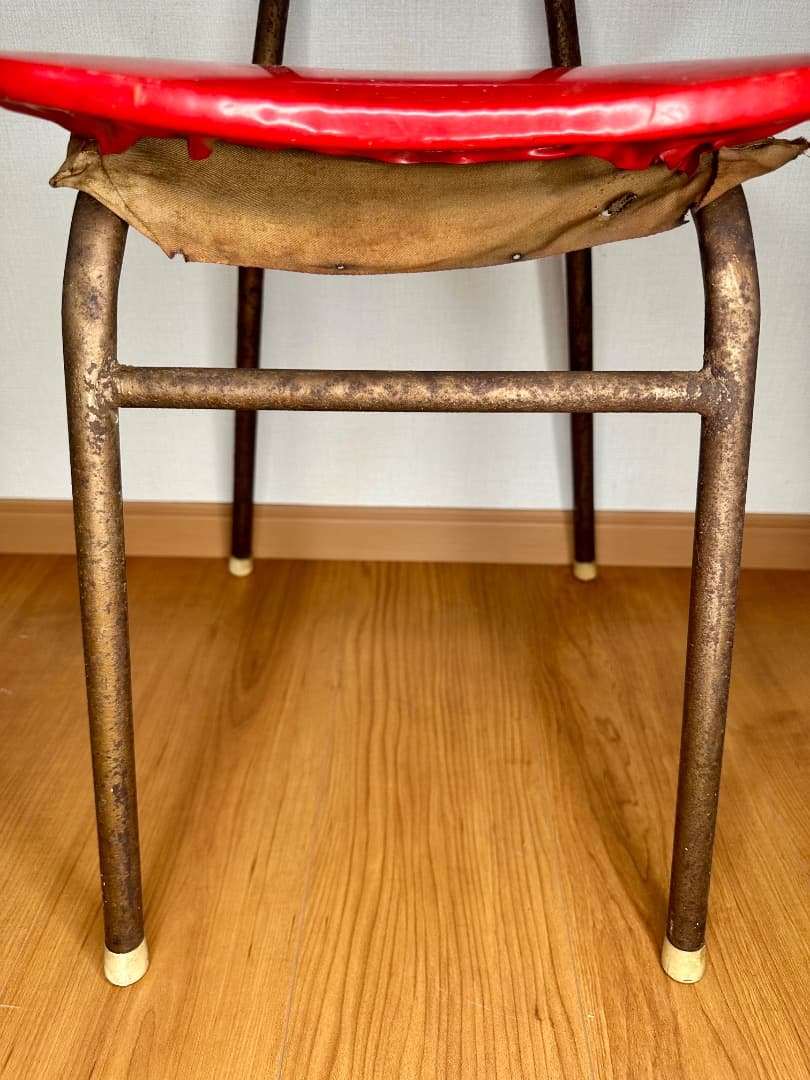 レトロポップ 食堂椅子 パイプ椅子