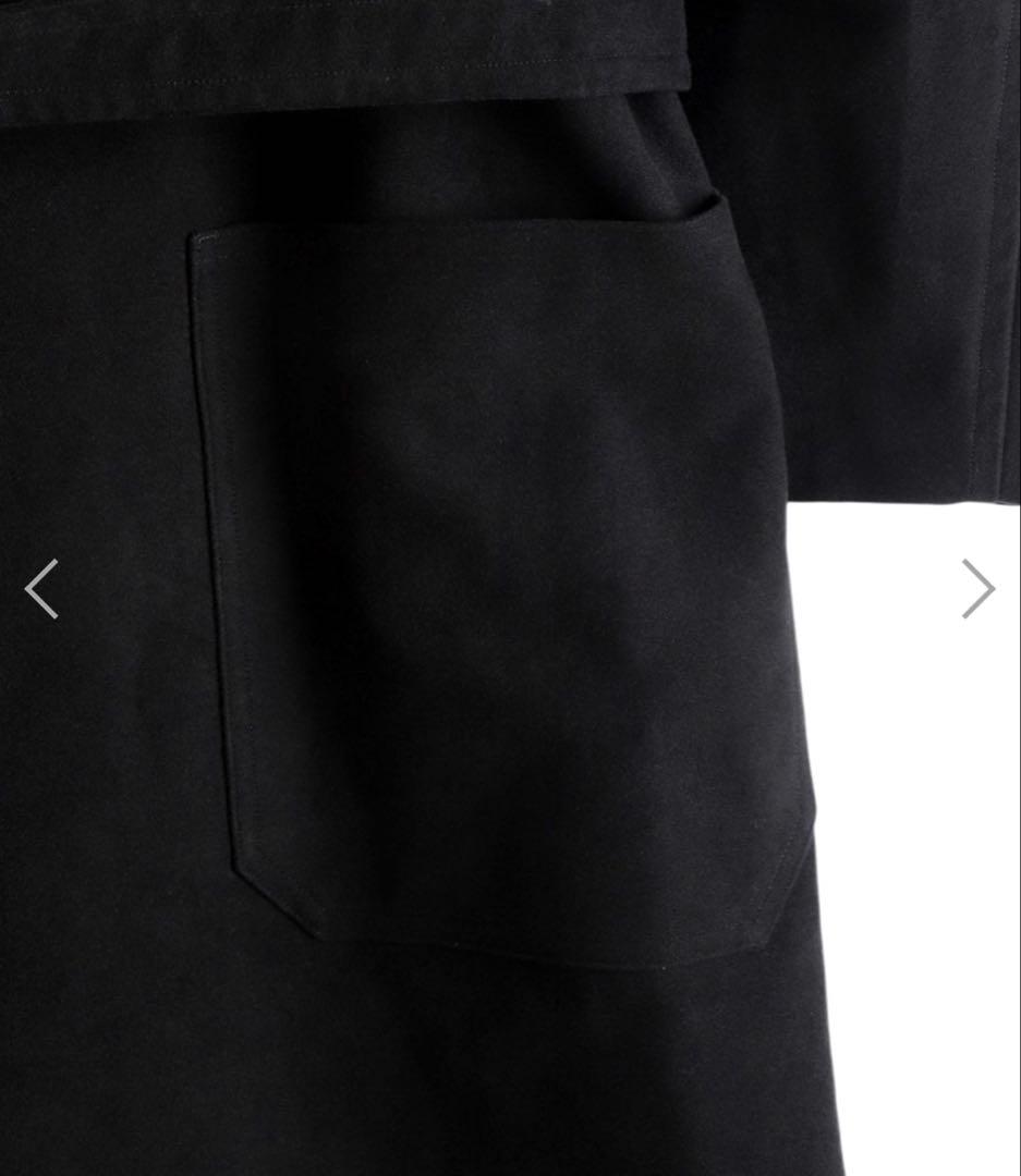 新品未使用 COMOLI モールスキンミリタリーコート サイズ2 ブラック