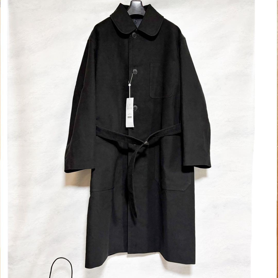 新品未使用 COMOLI モールスキンミリタリーコート サイズ2 ブラック