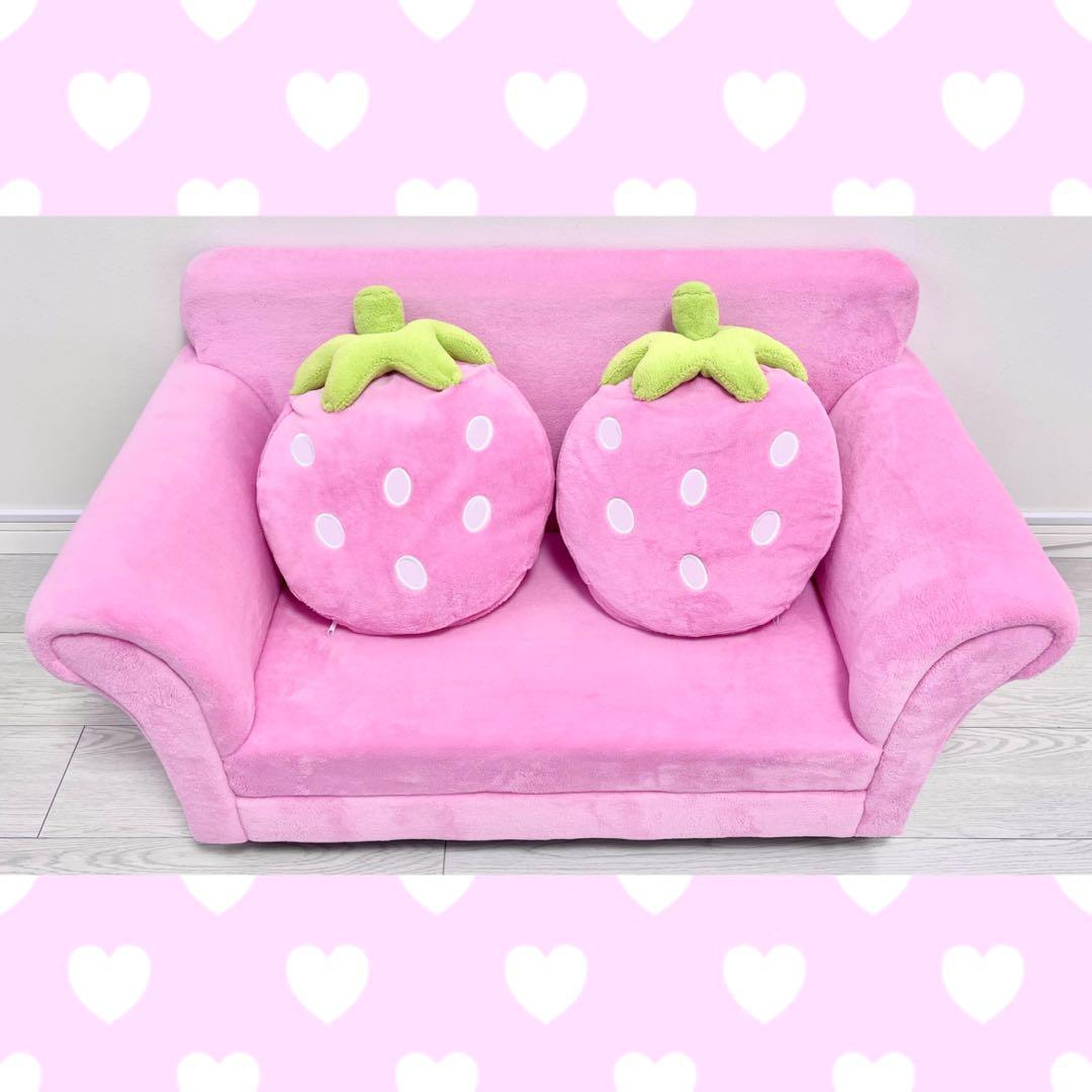♥ いちご ソファ ピンク ♥