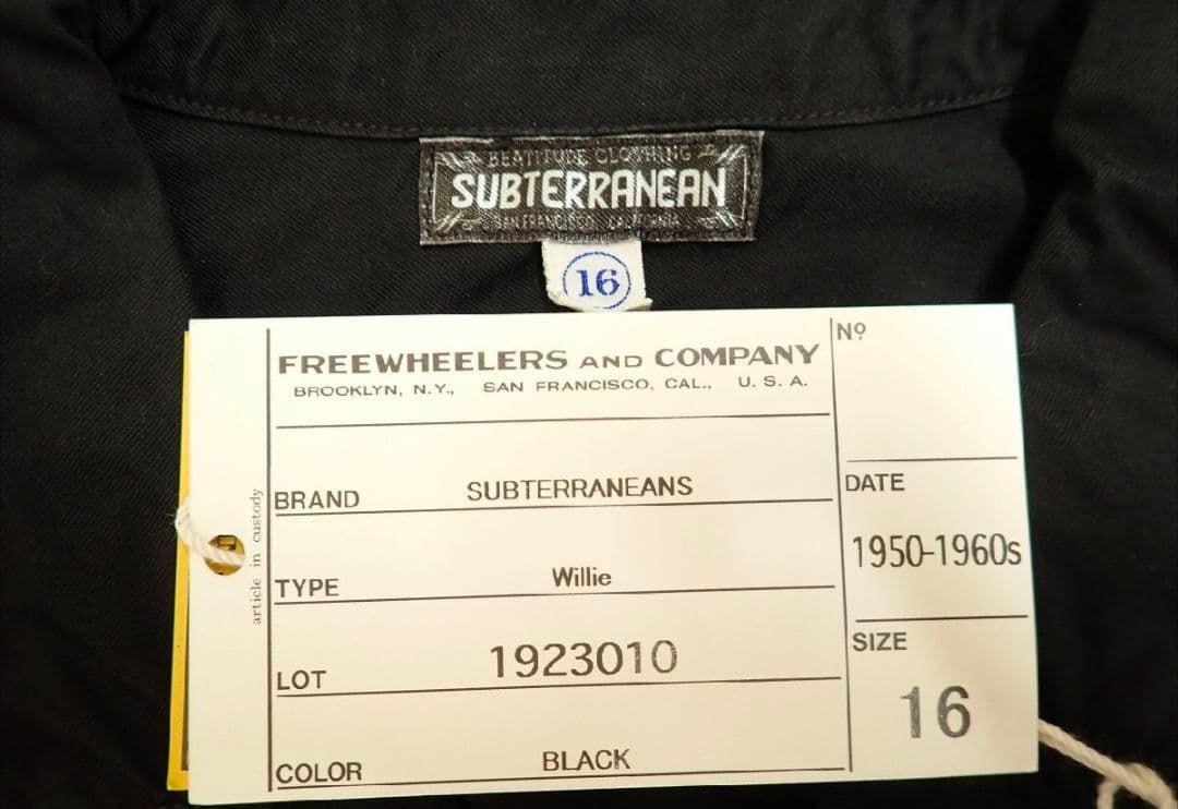 【美品】フリーホイーラーズ ウィリー オープンカラーシャツ 16