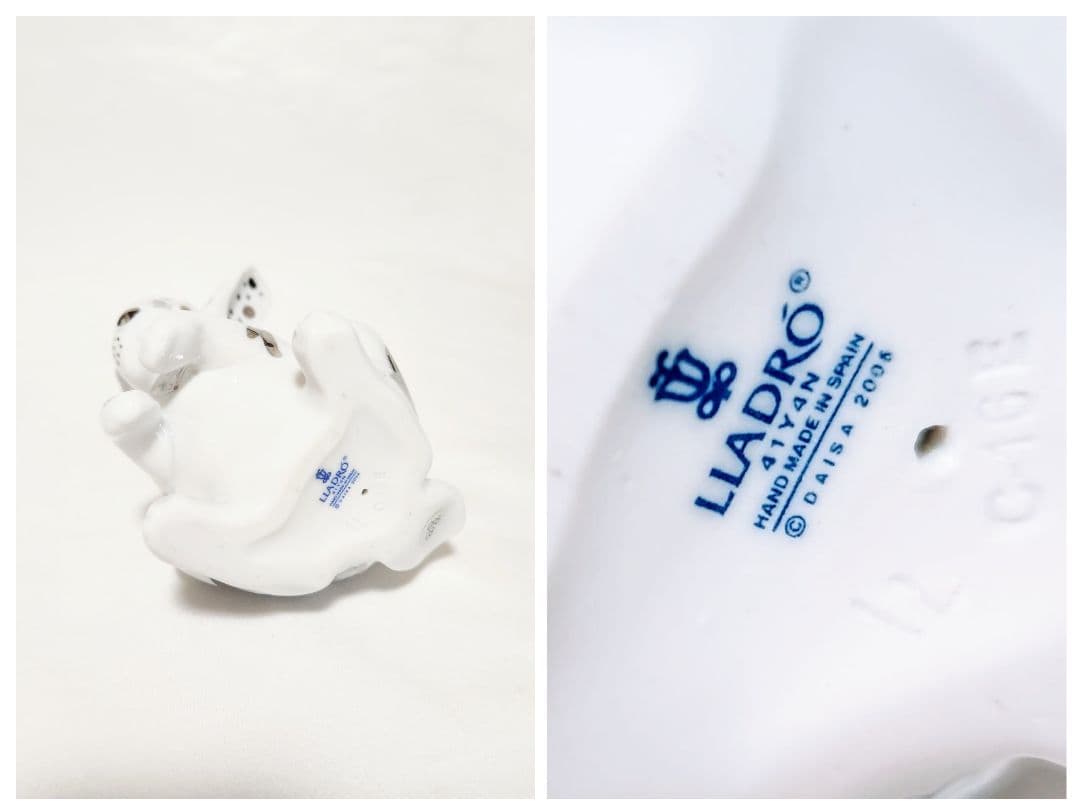 リヤドロ【ほぼ新品 箱栞付】フィギュリン《リデコ 白うさぎ 座って》No7044