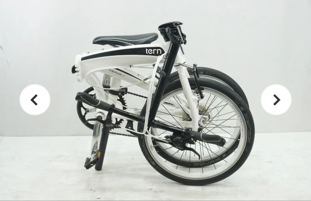 tern 折りたたみ自転車 ホワイト(引取り可)