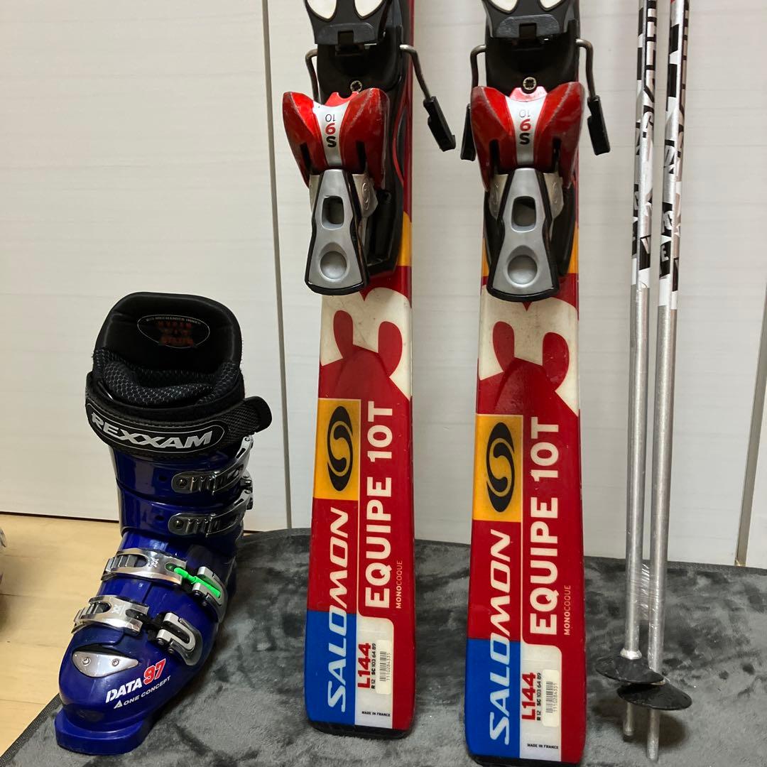 Salomon ジュニアスキーセット　スキー板144㎝