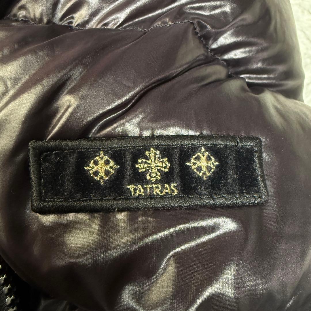 TATRAS SARIN 2way シャイニー ダウンコート ブラック L