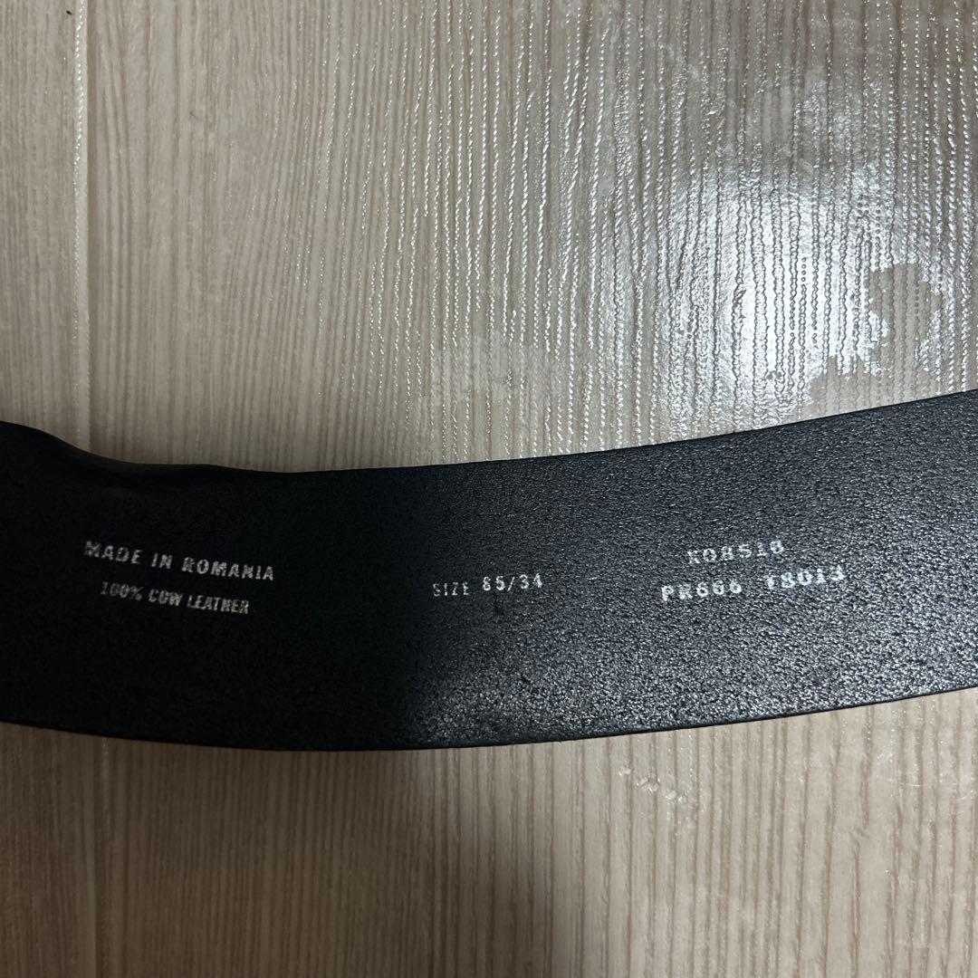 DIESEL ブラックレザーベルト　正規品