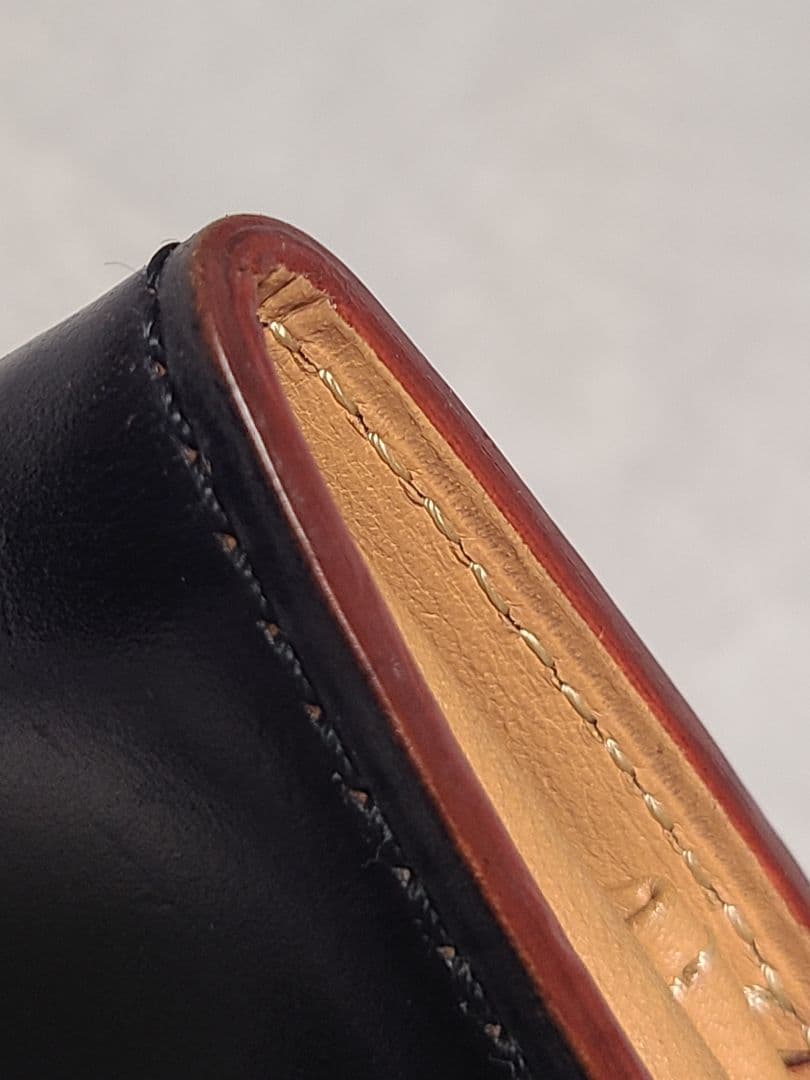 GANZO ガンゾ コードバン ケース 小銭入れ BOX形 ブラック