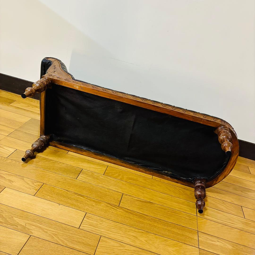 【希少品】　アンティーク調　ドールチェア　全長98cm 送料込み