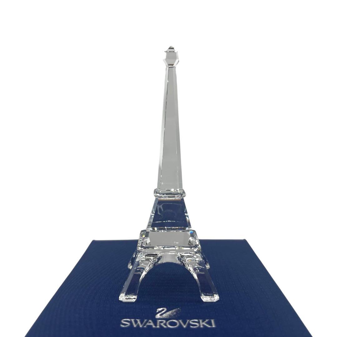 極美品✨SWAROVSKI エッフェル塔　クリスタルフィギュア　箱付き