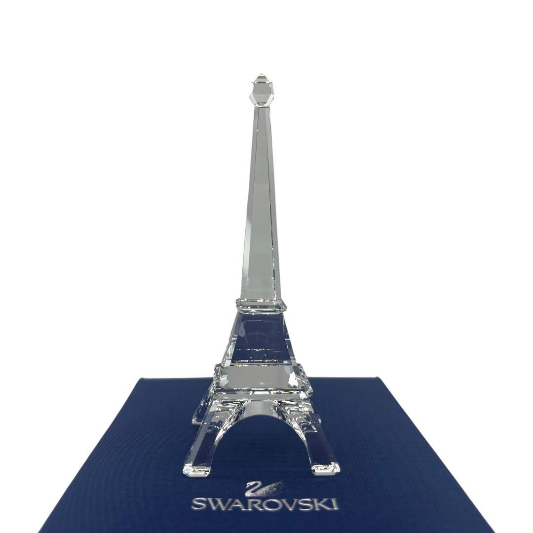極美品✨SWAROVSKI エッフェル塔　クリスタルフィギュア　箱付き