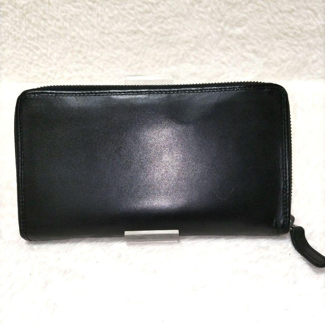 【美品】バーバリーブラックレーベル ノバチェック ロゴ オーガナイザー 長財布