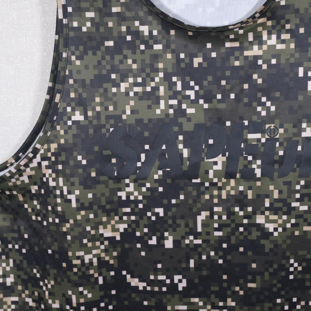 SAPEur サプール BASIC TANK TOP DIGITAL CAMO