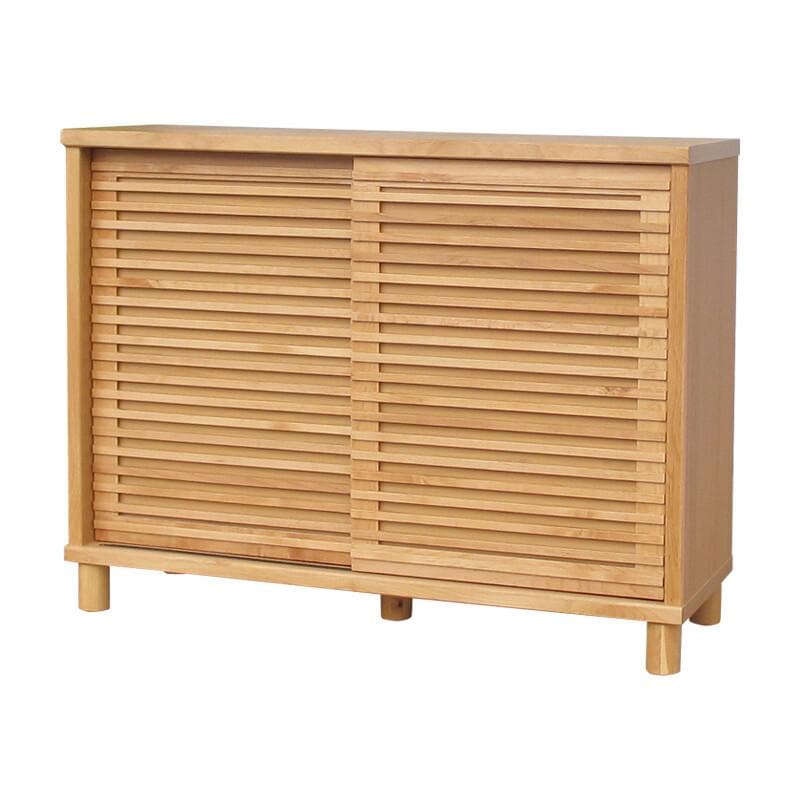 ISK SB RS　シューズラック　下駄箱　ナチュラル　幅116㎝