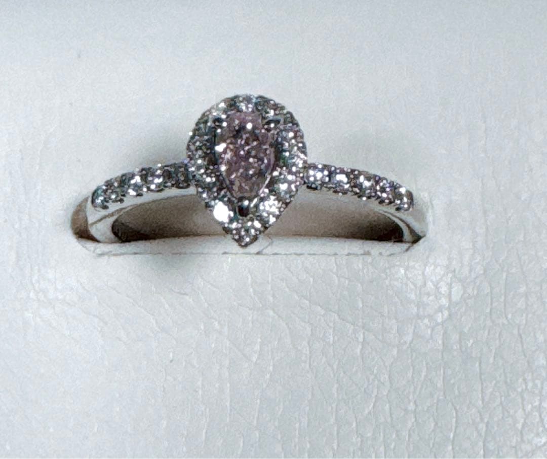 プラチナピンクダイヤモンドリング ＦＬＰ NO24-975