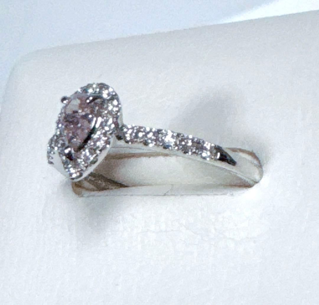 プラチナピンクダイヤモンドリング ＦＬＰ NO24-975