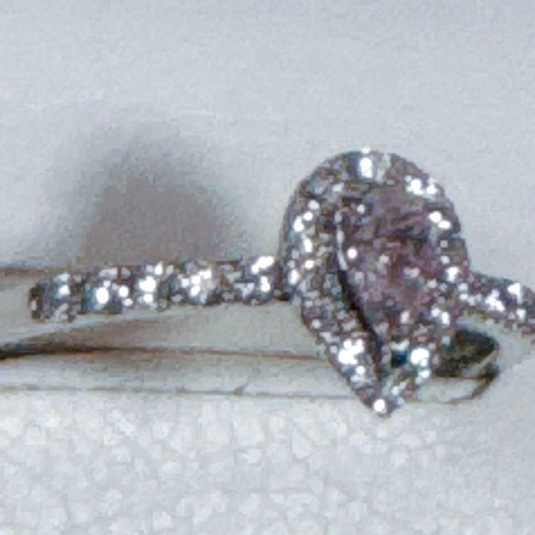 プラチナピンクダイヤモンドリング ＦＬＰ NO24-975