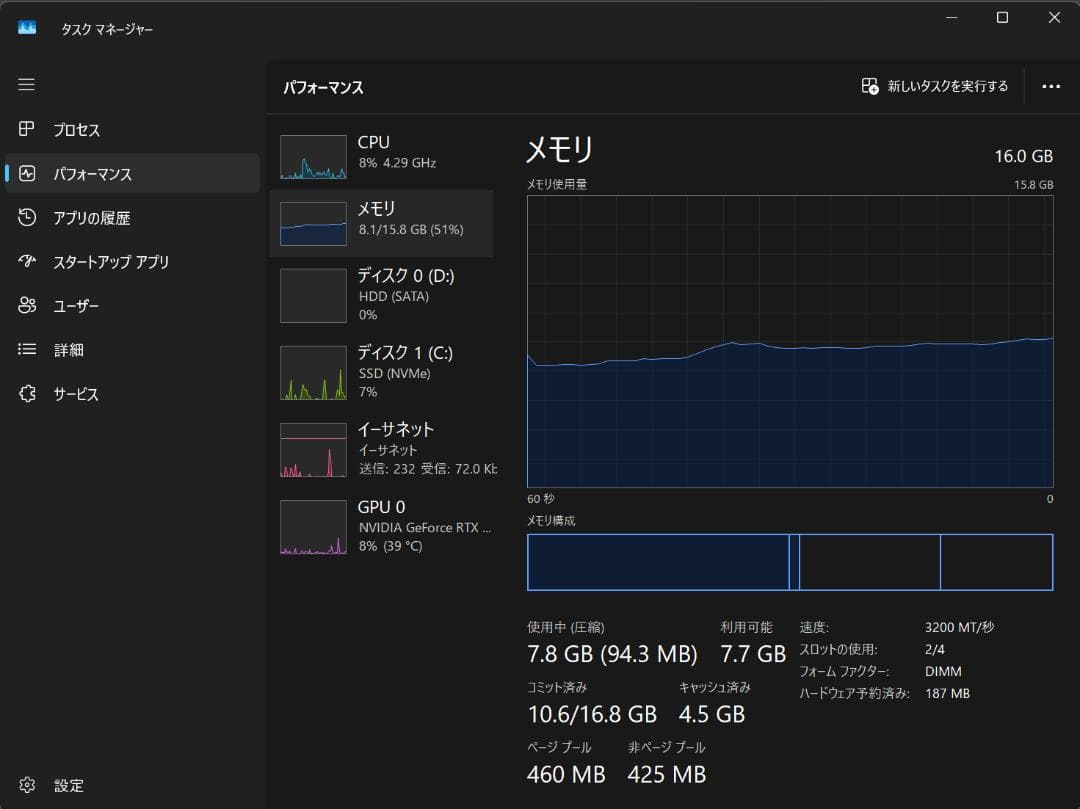 SanMax DDR4-3200 16 GB メモリ【動作確認済】