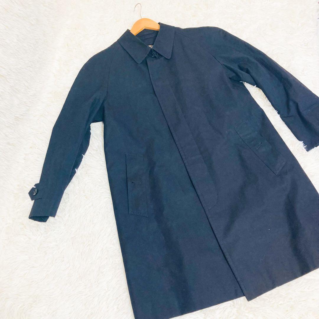 美品✨ BURBERRY ステンカラーコート ブラック ライナー付き L